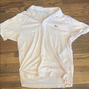 Lacoste Pink Polo Shirt Timeless Comfort